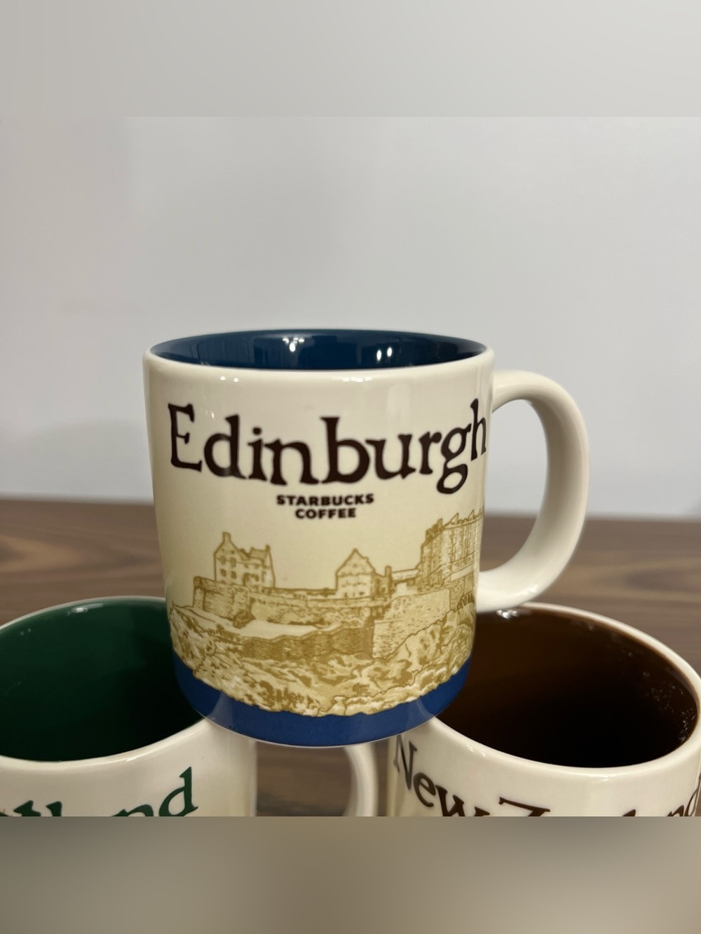 Starbucks Scotland New Zealand Edinburgh Collector Series Espresso Mug 3 oz Set - Picture 2 of 12
